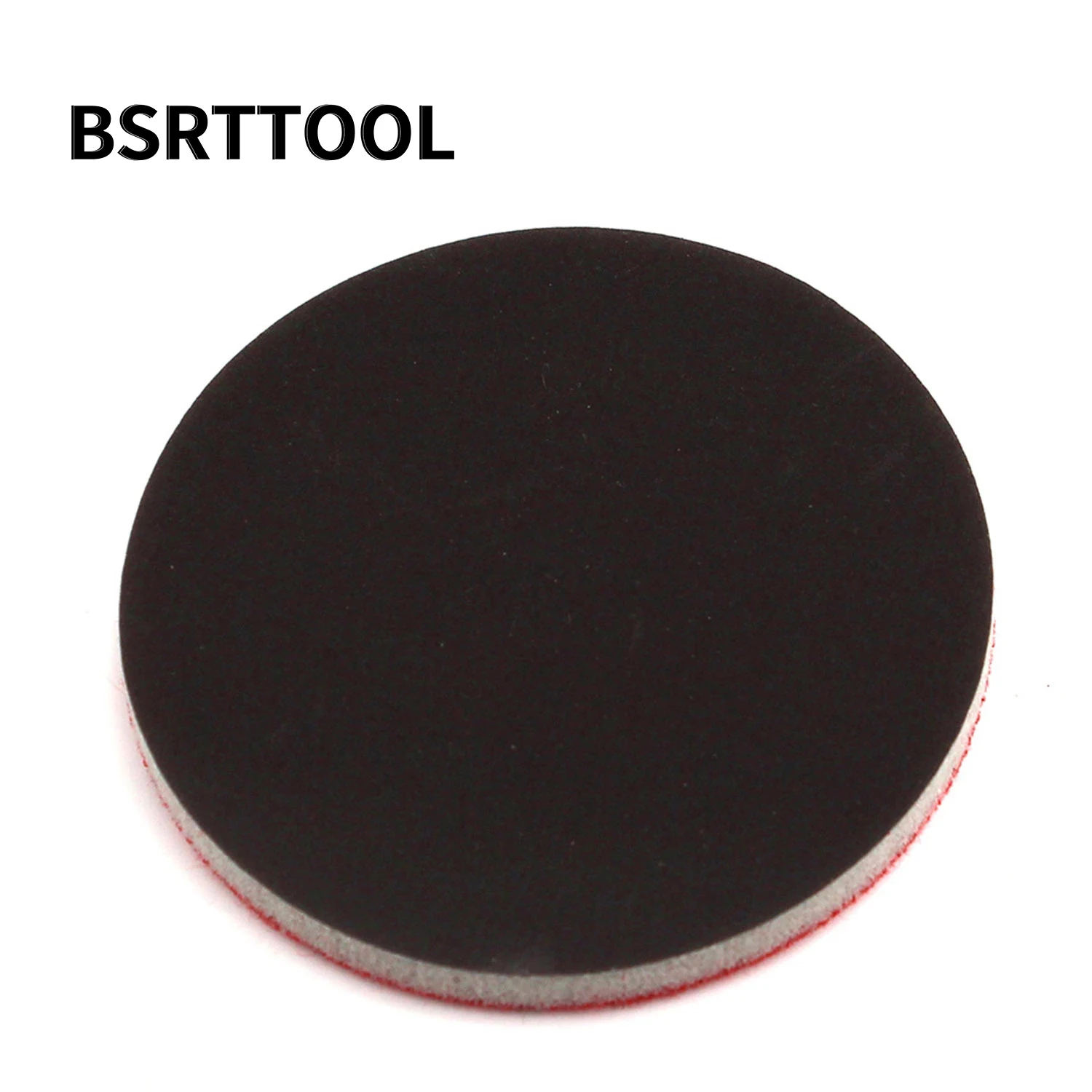 Bsrttool 2 peça conjunto de combinação 5 Polegada almofada de espuma polimento vermelho carro redondo disco abrasão polidor espuma almofada