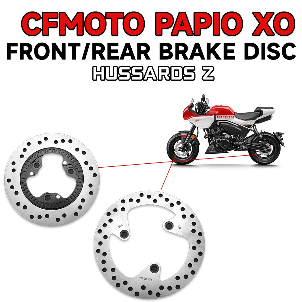 

For CFMOTO CF MOTO Papio XO SS 125 XO-1 Motorcycle Front And Rear Brake Discs Original Accessories High Quality XO PAOIO