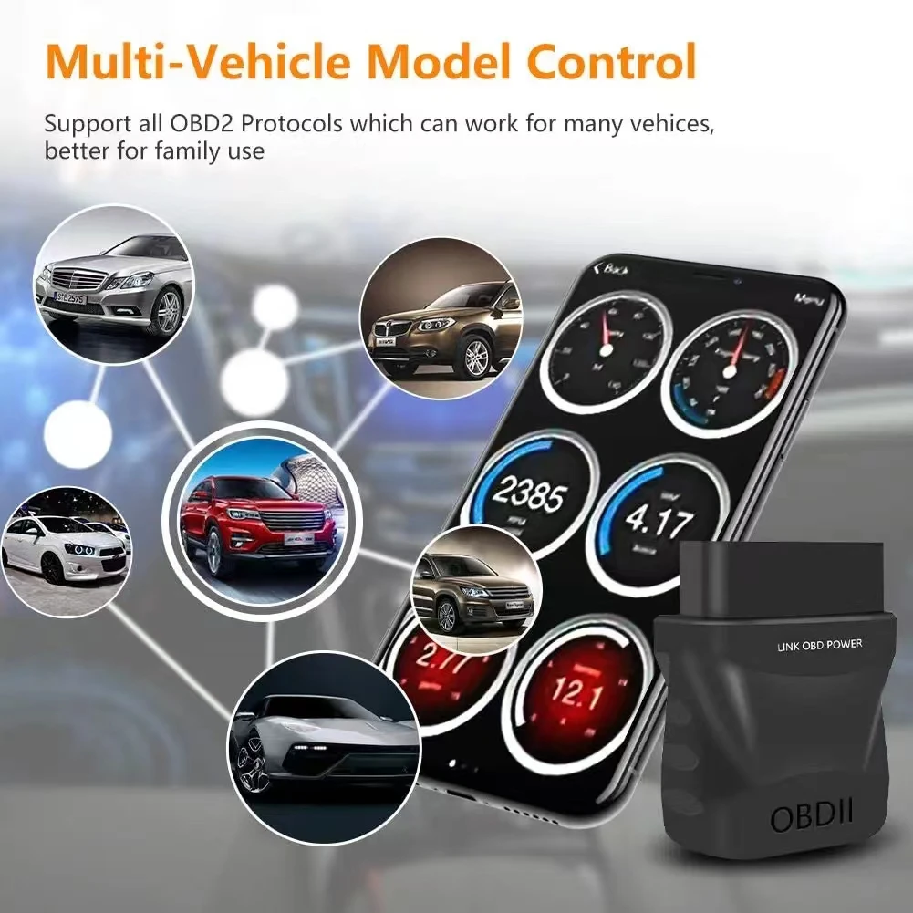Picture 7: Car Engine Fault Code Reader OBDII Diagnostic Scanner Tool Wireless 4.0 With Automatic Scanning Check Engine Light For IOS/Andro