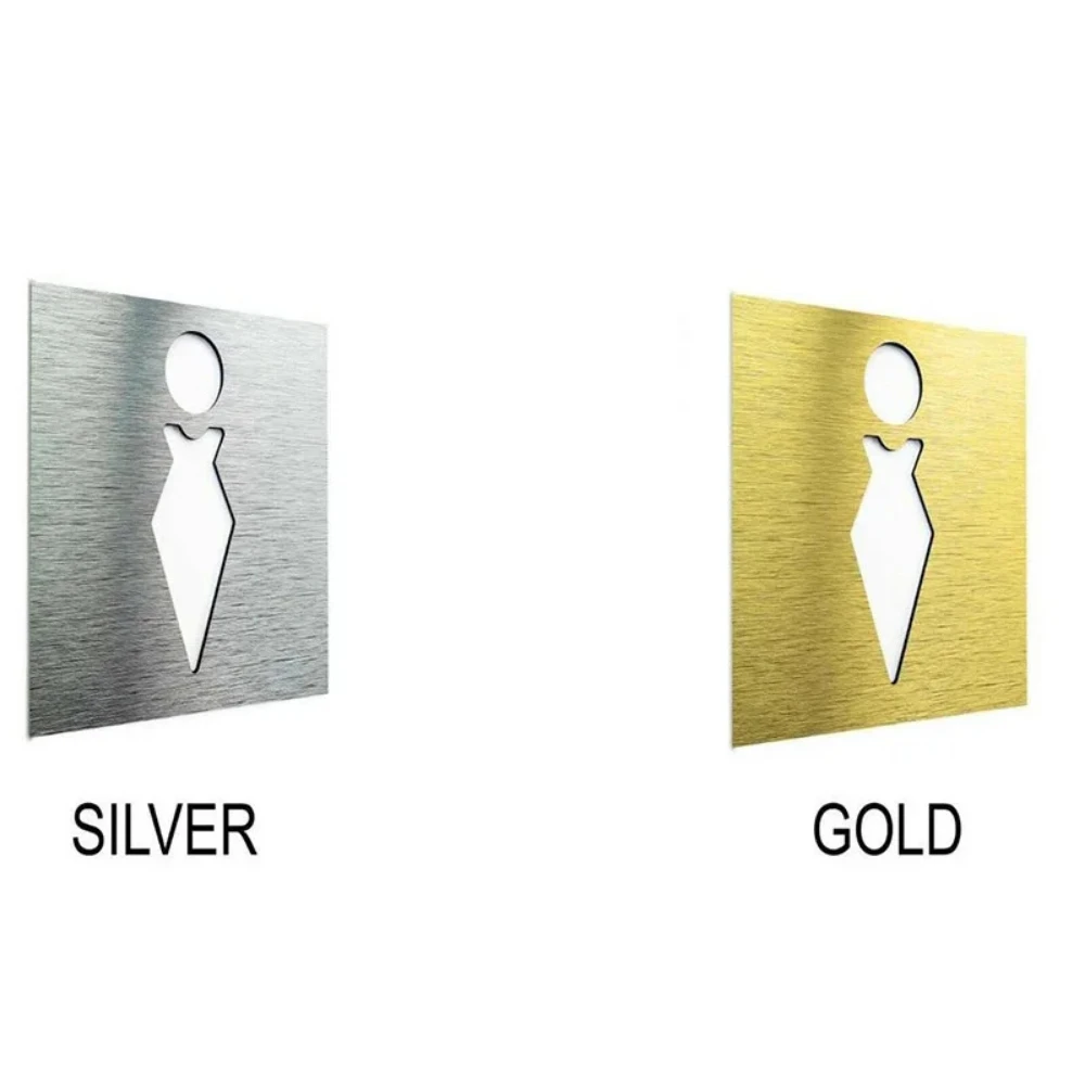 Customized Personalised Red Text Composite Aluminum Board Sign Plaque Door Wall Panel Signs