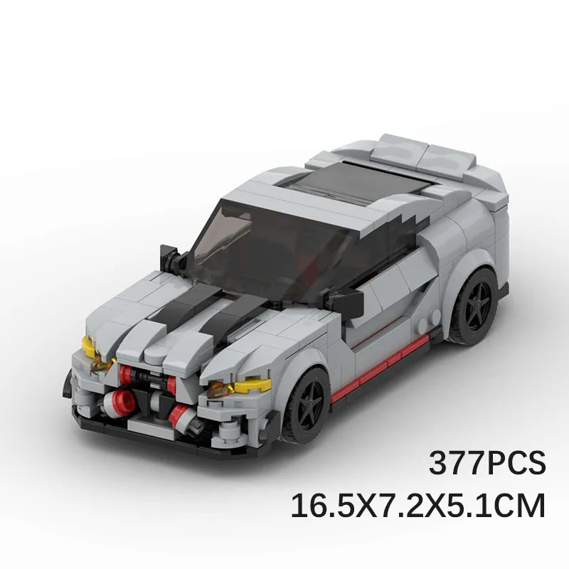 M4 CSL G82 Speed Champions Grey Super Sports Cars Building Blocks Bricks Set Kids Toys Gifts For Kids Adult Compatible with LEGO