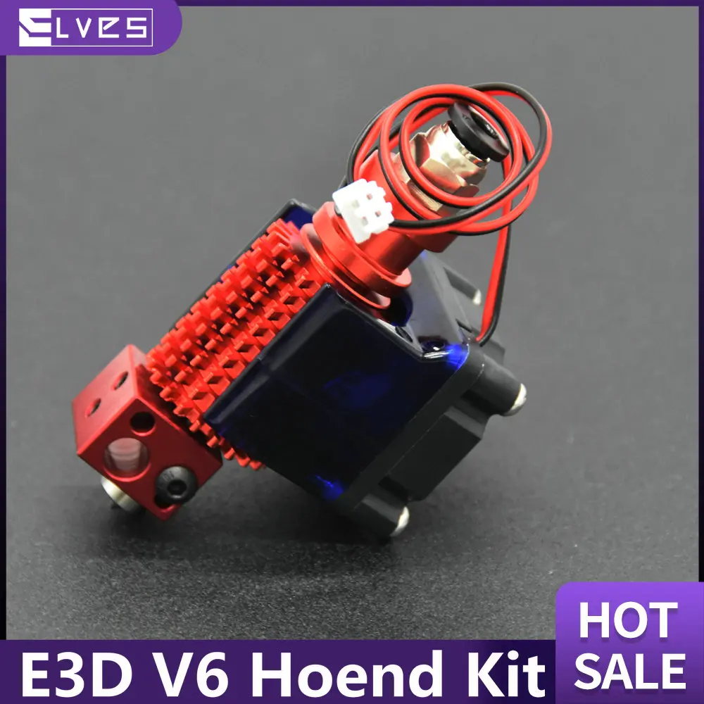 

ELVES Novo V6 Hoend Kit рассеиватель тепла Remoto 1,75/3,0 мм фильтр Bowden для V6 J-head экструдер Impressora