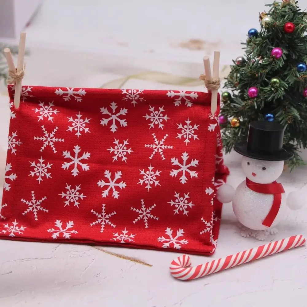 Scène de pique-nique Mini tente de Camping simulée décor de noël en plein air maison de poupée tente tissu réaliste matériel Miniature tente modèle