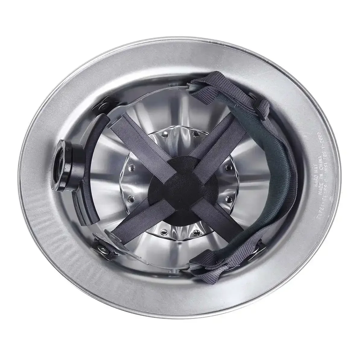 خوذة أمان من سبائك الألومنيوم ذات حافة واسعة وقبعة صلبة خفيفة الوزن وعالية القوة لغطاء عمل منجم تعدين السكك الحديدية