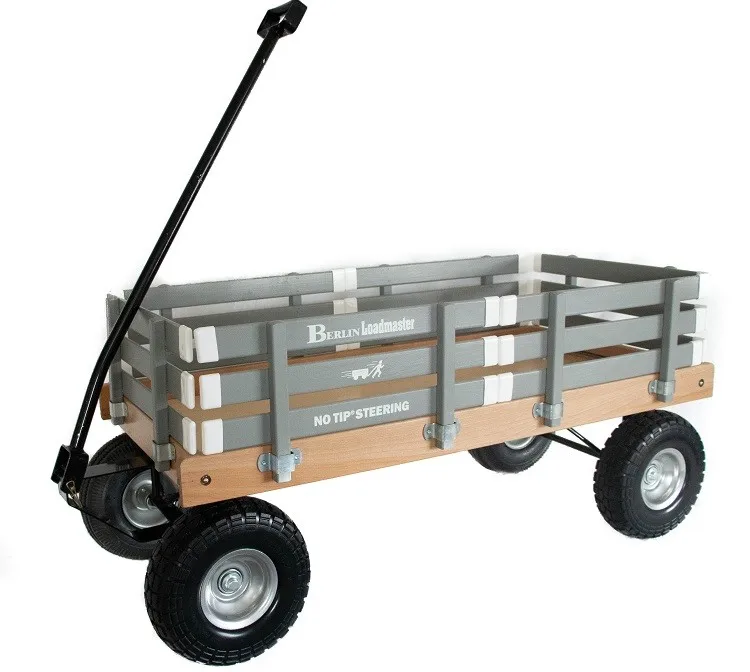 

HEAVY DUTY LOADMASTER GRAY WAGON - Beach Garden Utility Cart AMISH MADE in USA