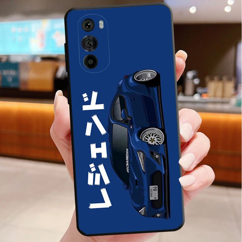 Phone Case For Motorola Edge 50 40 Pro 50 40 30 Ultra Neo Fusion Moto G Play G Stylus G Power G 5G JDM Car Case