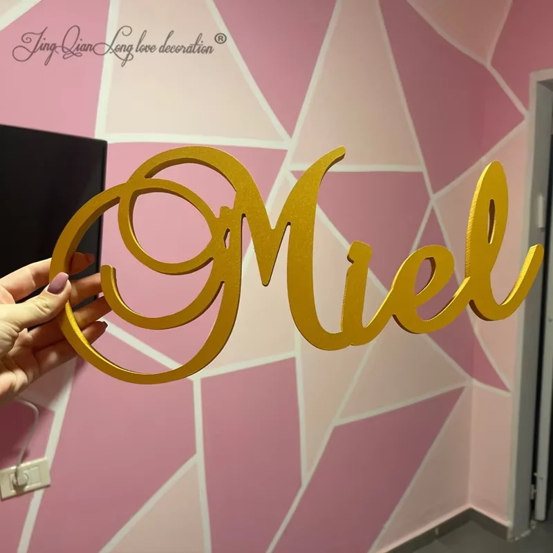 Custom  Personalised Wooden Na - đánh giá và giá Baby Nursery Name Letters