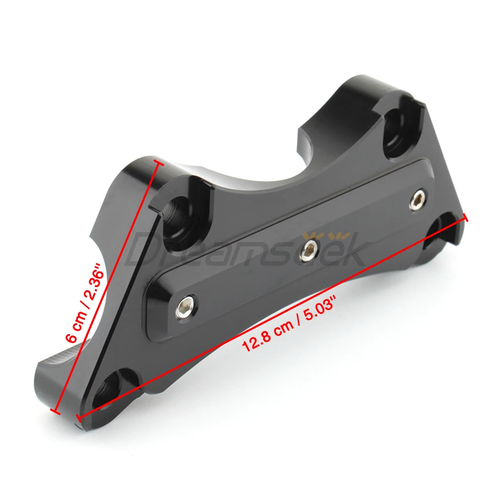 

Black 1" 25mm Handlebar Riser Clamp Top Cover for Harley Touring Road Glide Road King Electra Glide 1997-2019 CNC Aluminum