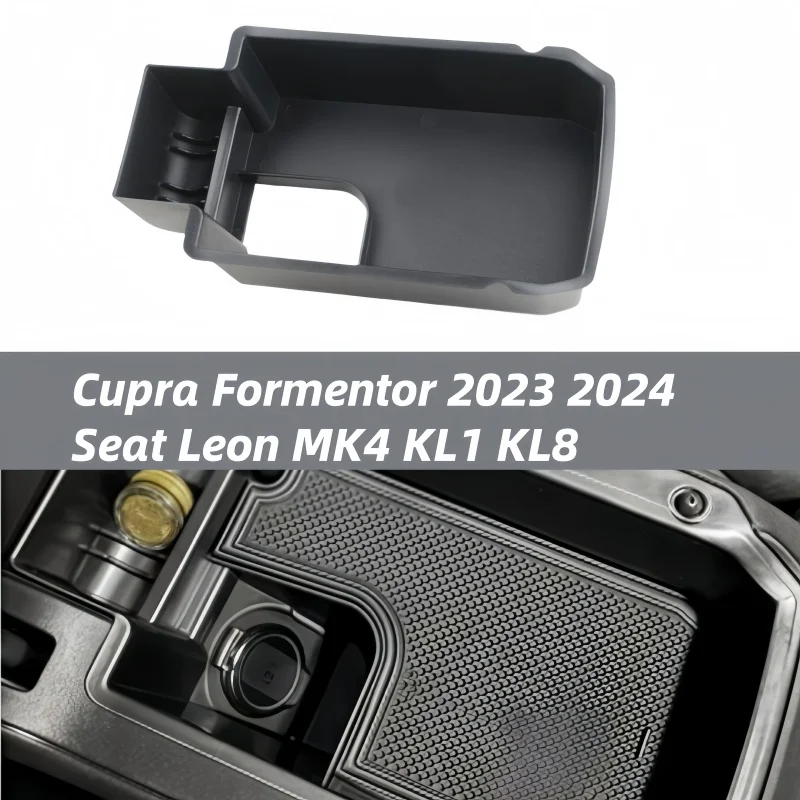 

Car Armrest Storage Box for Cupra Formentor 2023 2024 for Seat Leon MK4 KL1 KL8 Center Console Container Stowing Tidying