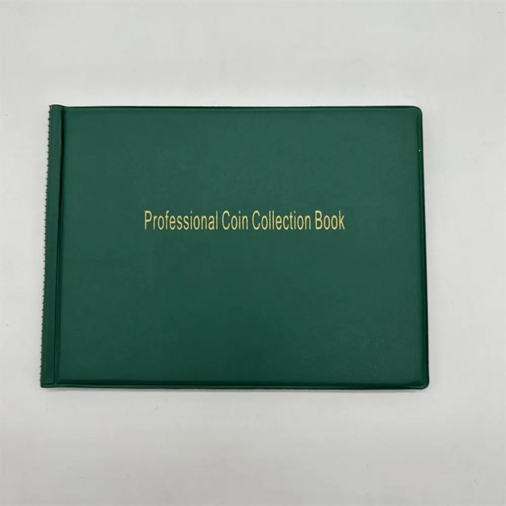 240 Pockets Coin Album Holders 10 Pages Transparent PVC Coin Collection Holder Protective Cover Oxidation Resistant