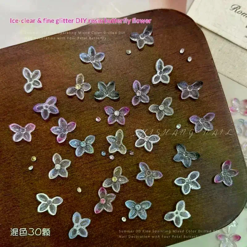 30 piezas de adornos de resina - Resin Art Using Flowers reseña y precio