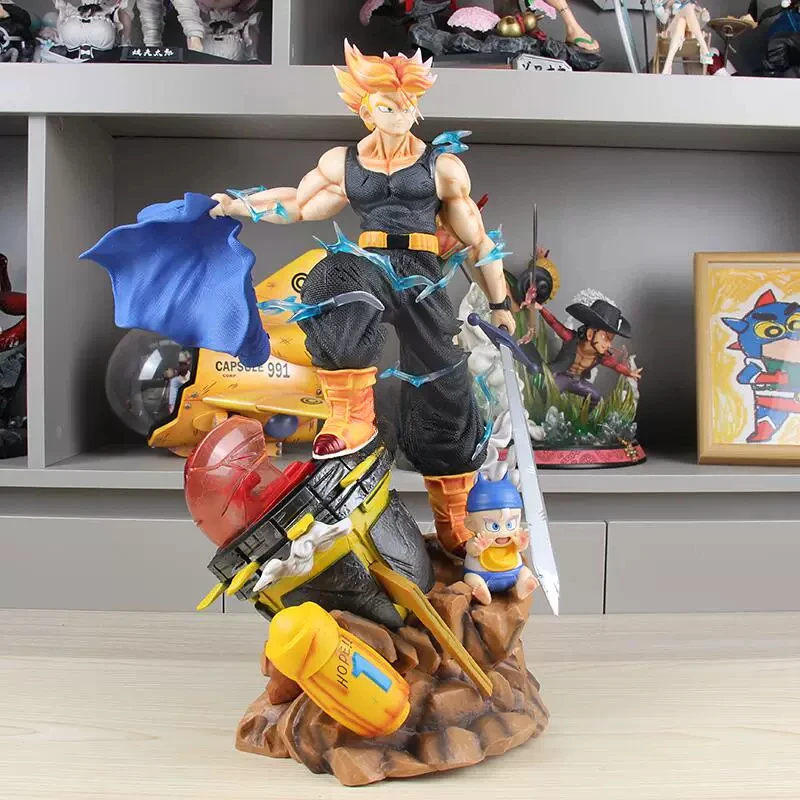 48cm Dragon Ball Torankusu Action Figure Anime Collection PVC Model Ornament and Peripherals Desktop Display Dolls Gifts Toys