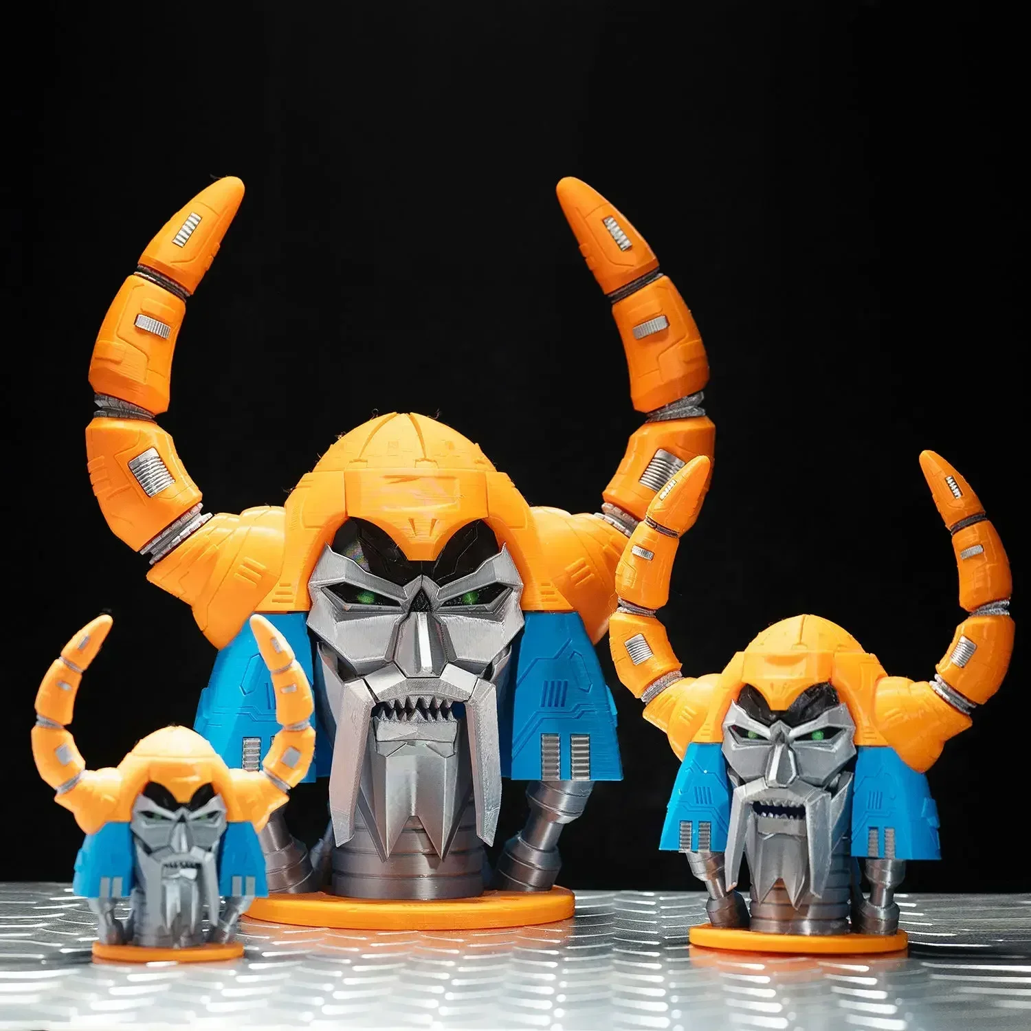 3D Printed Transformation Unicron Head Model - Fully Assembled Collectible Toy