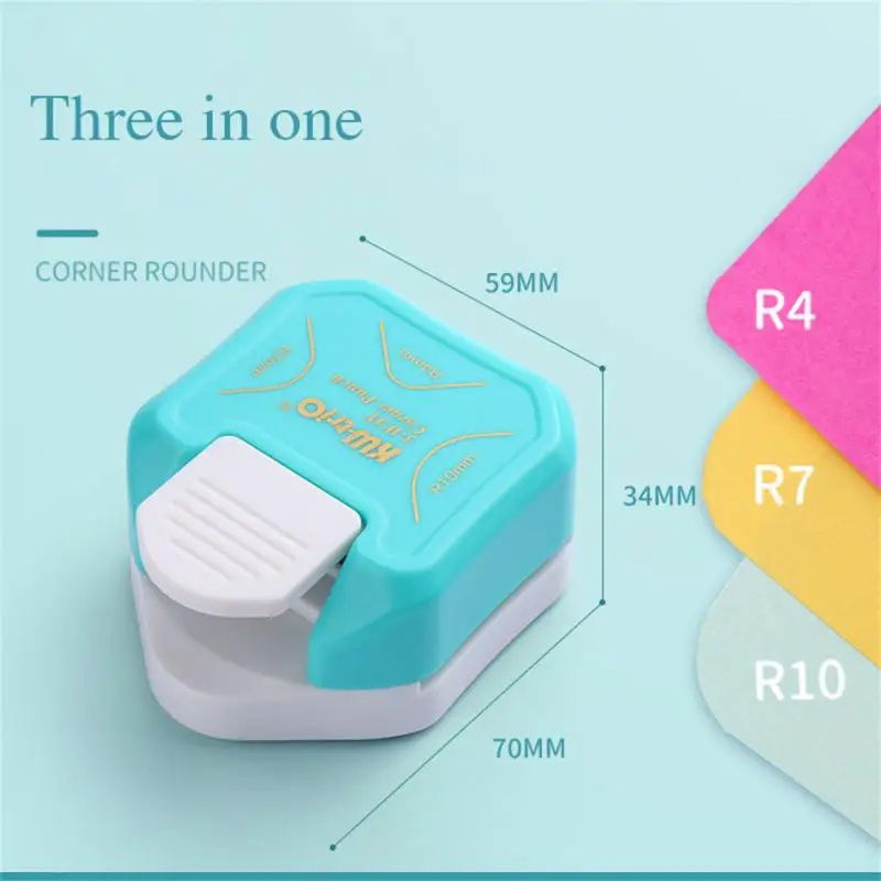 Manual Chamfering Device Manual Paper Cutter 3 In 1 Round Corner Office Tool