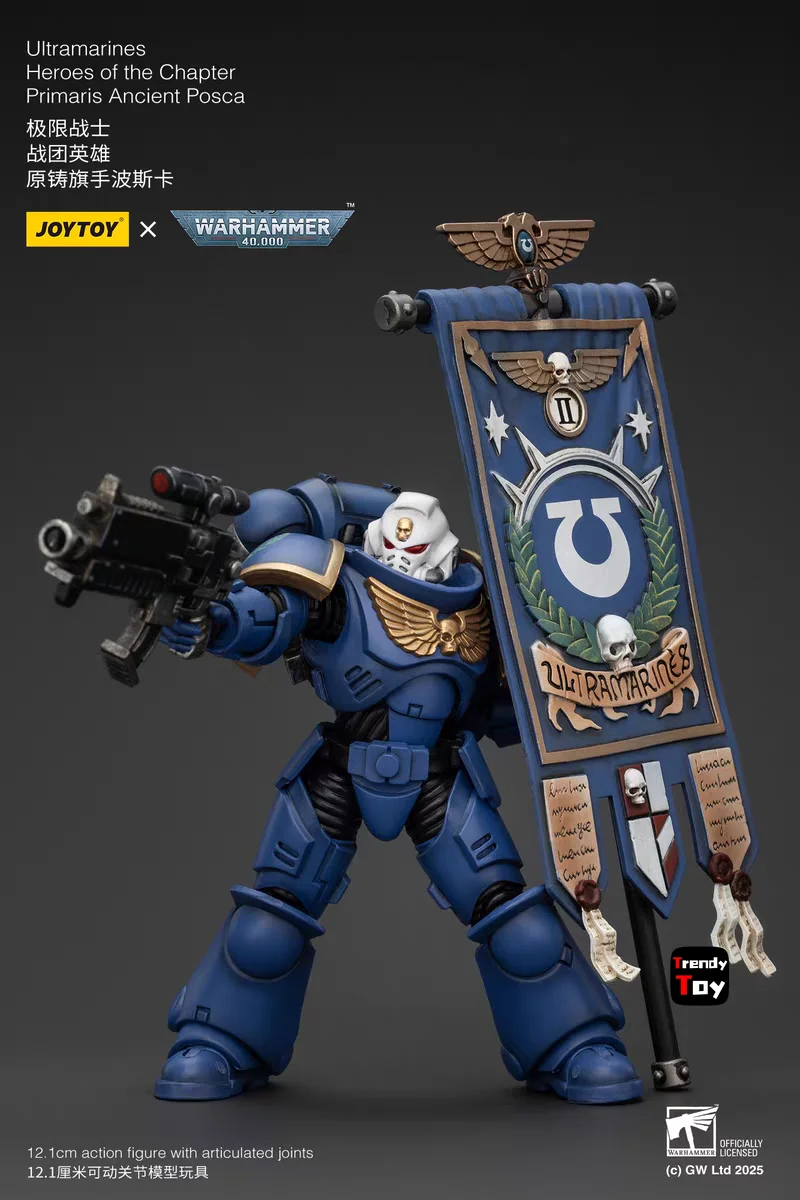 【JOYTOY】 Warhammer 40K Ultramarines Heroes of The Chapter 3PCS 1/18 Action Figure