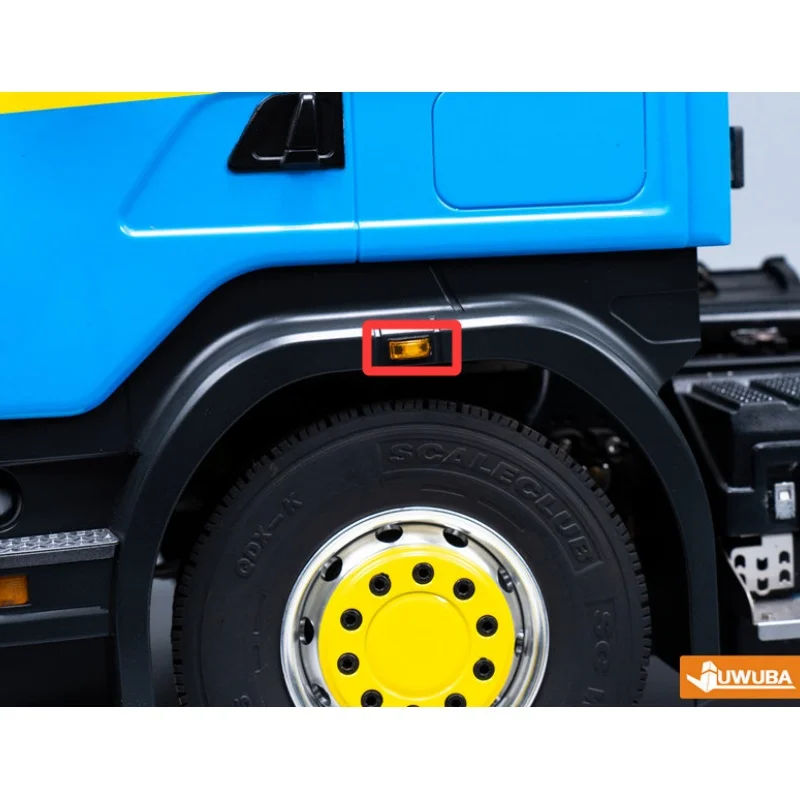 LED 3V Spotlight Contour Lamp for 1/14 Tamiya RC Truck For SCANIA 770S R620 VOLVO BENZ Arocs MAN TGX Car Accessories
