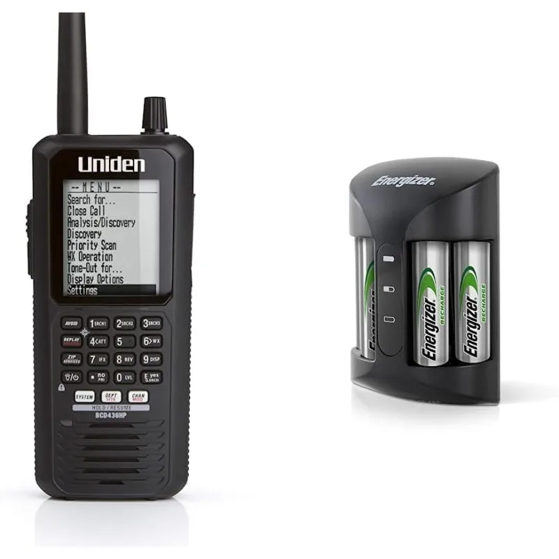 

Uniden BCD436HP Digital Handheld Scanner Bundle with Rechargeable Battery Charger and Batteries