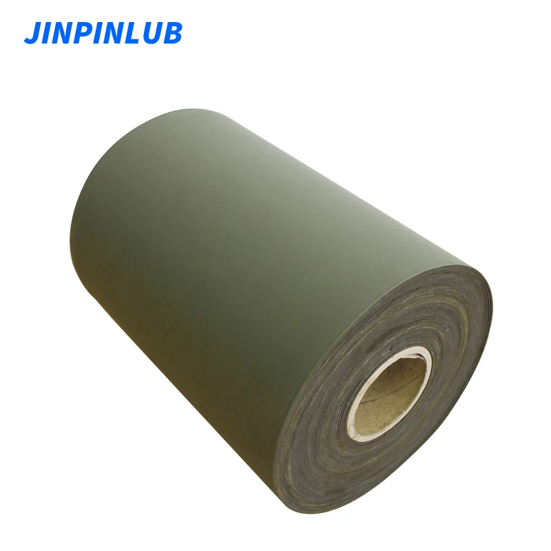 JINPINLUB 0.8 1.0 1.2mm Green guide rail soft tape low friction wear-resistant sheet PTFE Teflon tape for CNC