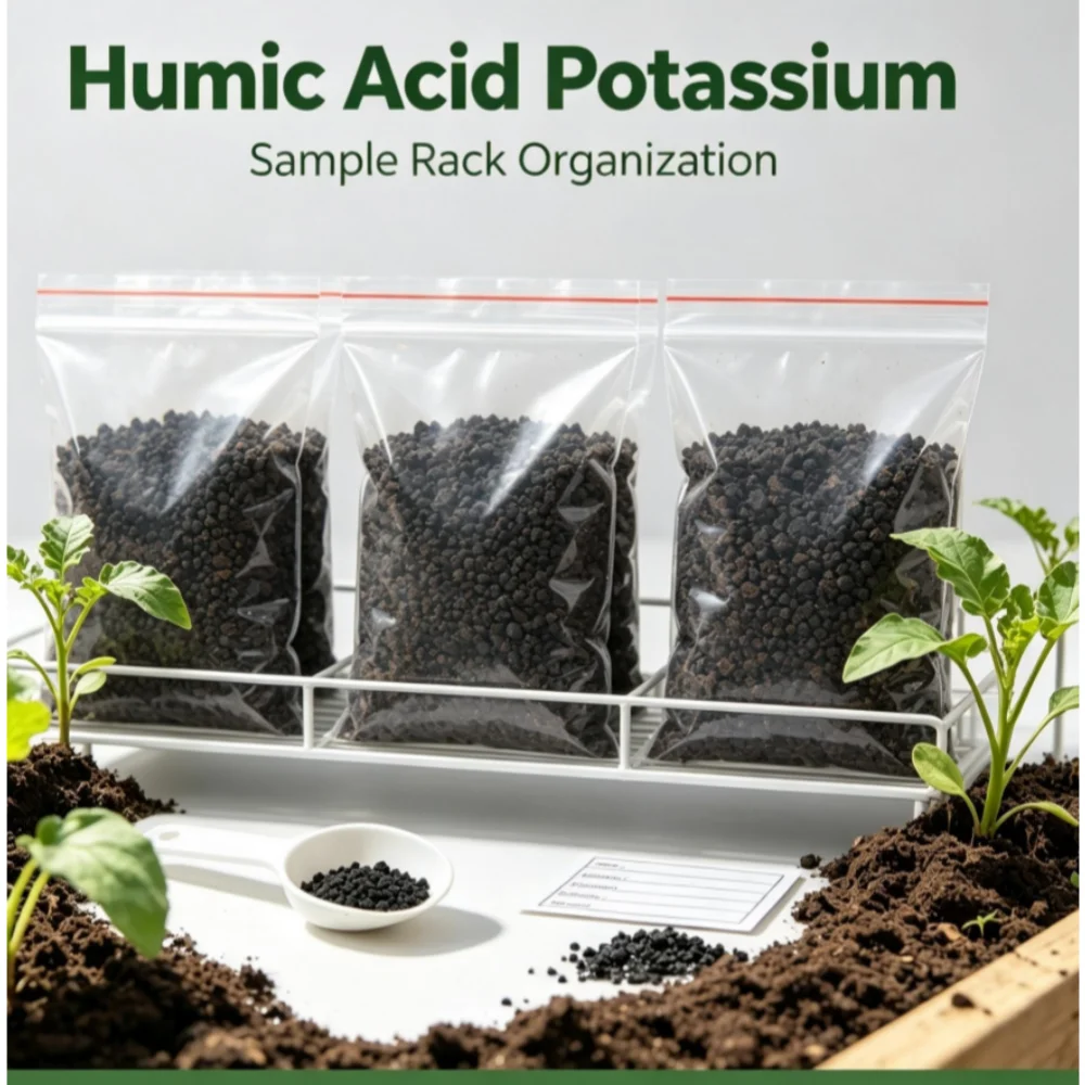 Sodium Humate Humic Acid Organic Fertilizer For Ornamental Flowers Potted & Hydroponic Plants
