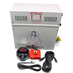 9KW Steam Generator for Shower 220V/380V Home Steam Machine Sauna Equipment Sauna Bath SPA Steam Shower with Digital Controller