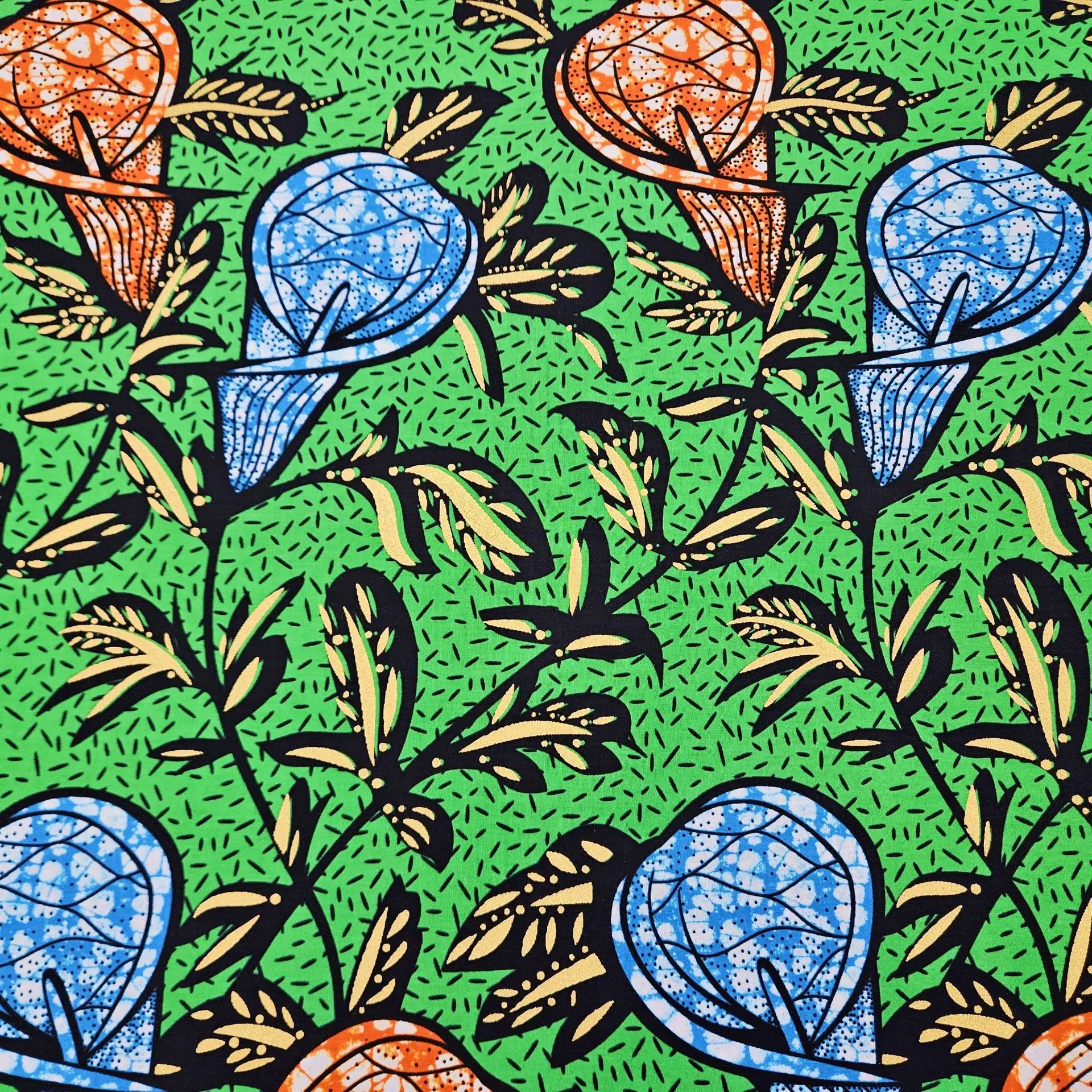 46Inch Wide 6Yards Long Cotton - Sewing Batik 评论和价格