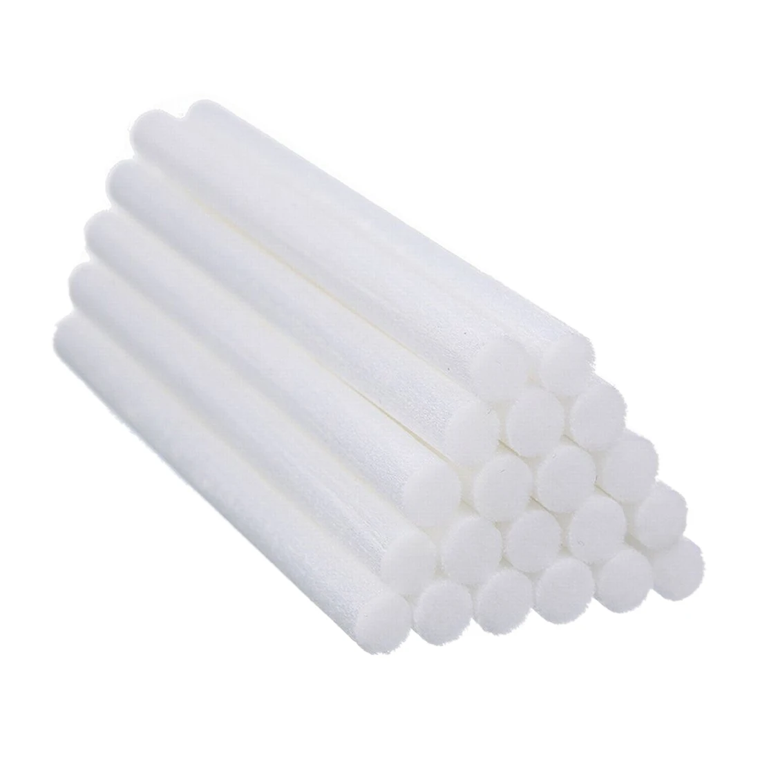 Lot de 50 éponges de rechange pour diffuseur de voiture, bâtons de recharge pour mèche de filtre d'humidificateur, éponge absorbante, 2.75x0.31 pouces