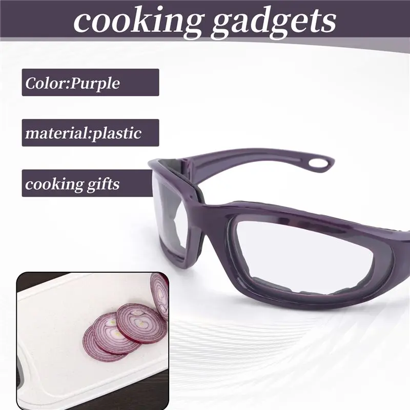 AEE4-Tears Free Onion Chopping Goggles Glasses Eye Protector Kitchen Gadget Tool