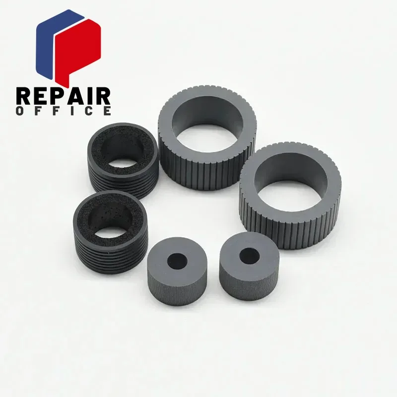 5sets PA03740-K010 PA03740-K011 Brake Pick Roller Tire for Fujitsu fi-7600 fi-7700 fi-7700S / fi7600 fi7700 fi7700S