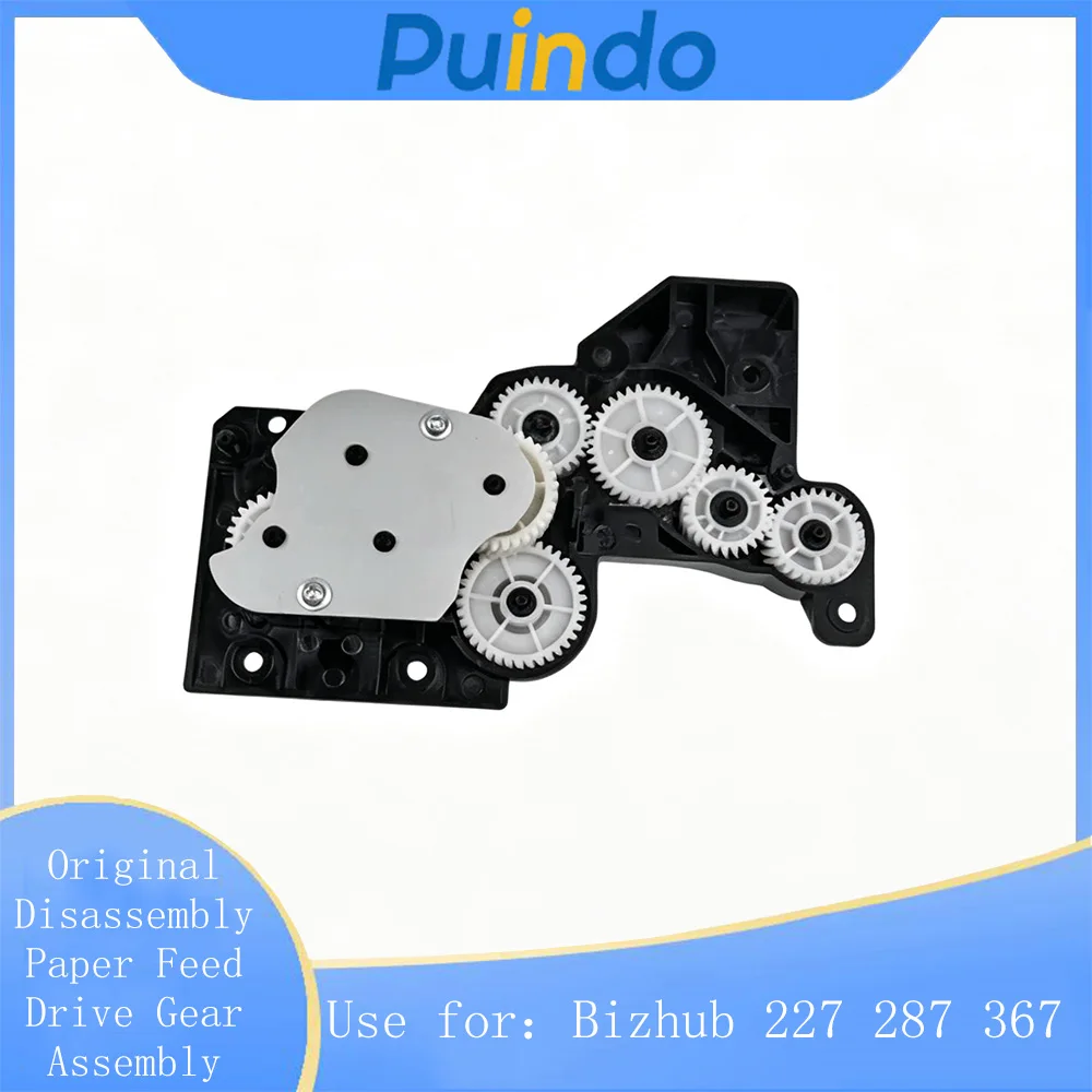 Original Disassembly Paper Feed Drive Gear Assembly for Konica Minolta Bizhub 227 287 367