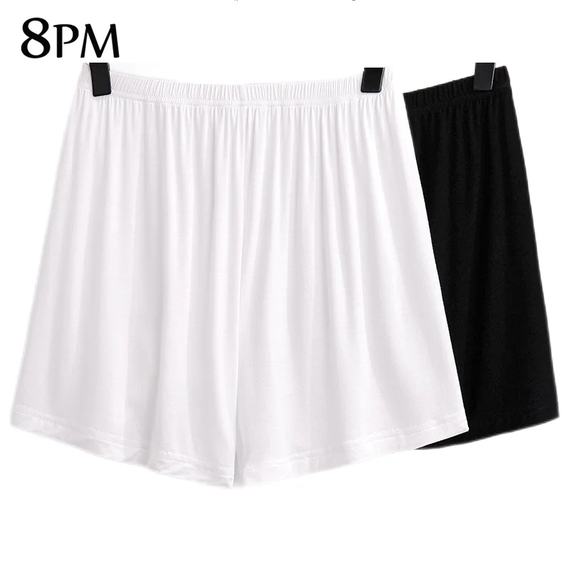 

Plus Size Super Stretch Safety Shorts Womens Under Skirt Leggings Soft Shorts Black White 3XL 4XL ouc1540