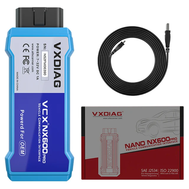 VXDIAG VCX NANO for GM Diagnostic Tool Car OBD2 Scanner J2534