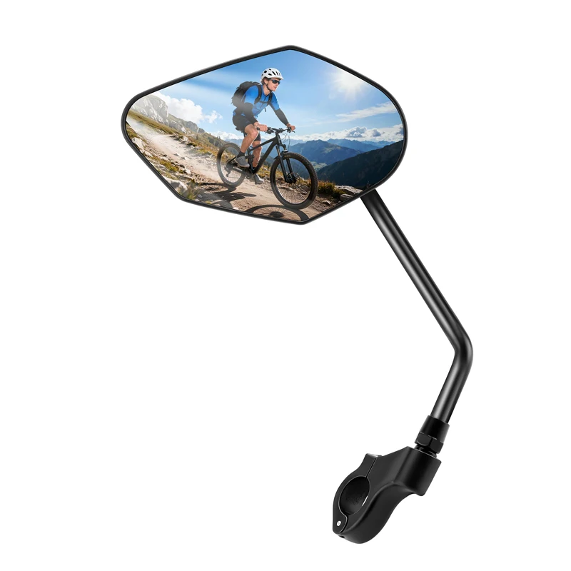 AliExpress West Biking WEST BIKING Bicycle Handlebar Rearview Mirror 360° Rotatable Motor Scooter MTB Road Bike Mirror For 21.8mm Bar Bike Accessories