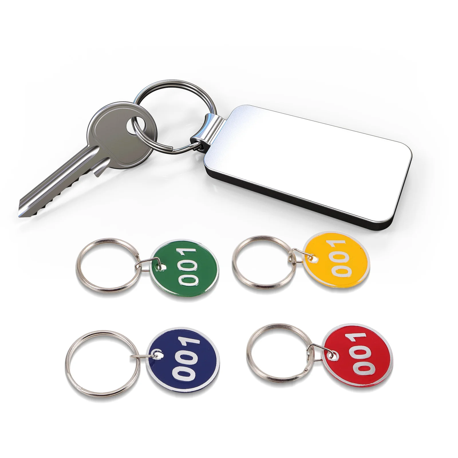 

40Pcs Metal Sauna Hand Tags Doublesided Numbered Key Rings Spa Locker Bathhouse Storage Identification Key Tags