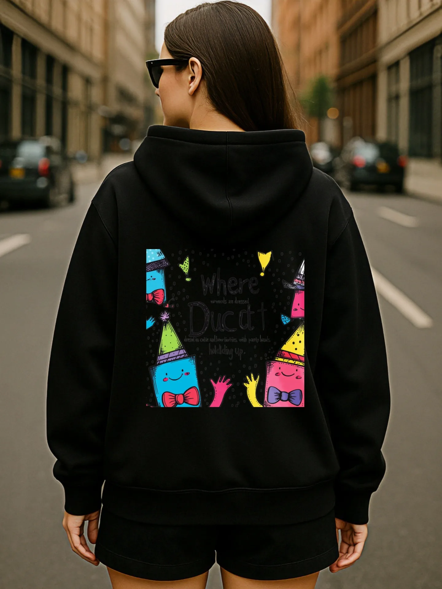 هوديي نسائي برسومات جرافيك، طباعة زهور وجه مبتسم، طراز Y2K، قماش ناعم، ملابس يومية غير رسمية، للمراهقين #2