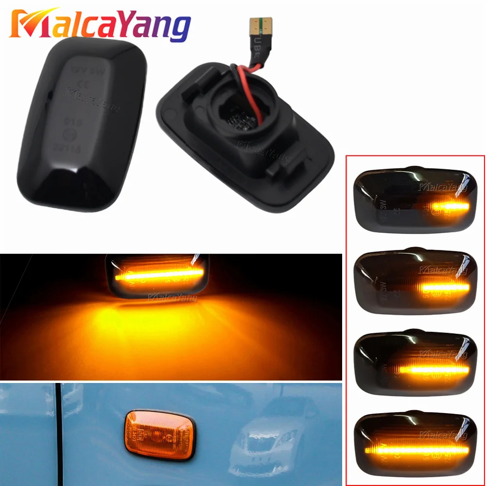 For Toyota Landcruiser 70 80 100 Series Car Led Dynamic Side Marker Turn Signal Light Sequential Blinker Light