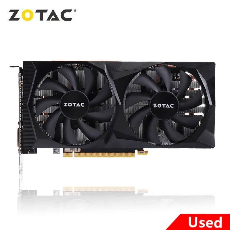 Used ZOTAC GTX 1660Ti 6GB 1660 Super GAMING Video Cards GTX 1660 Ti 6G GDDR6 192bit GPU Graphic Card