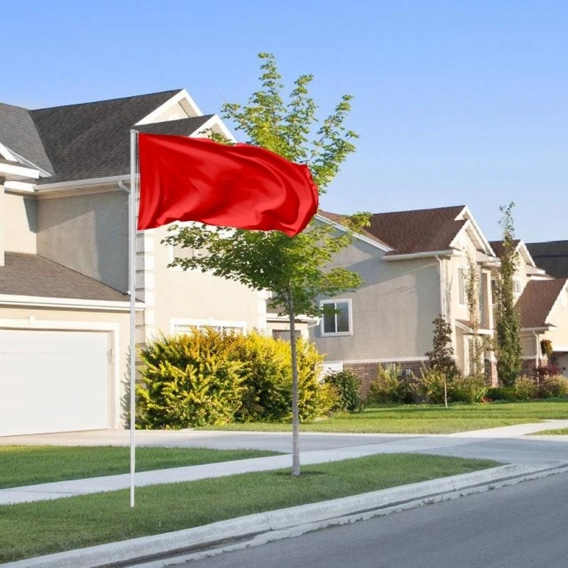 شاحنة قضيب العلم مع بكرة نايلون لمدة 2-2.6.6 بوصة قطر الأعمدة الأعمدة في الهواء الطلق بيع أعلى