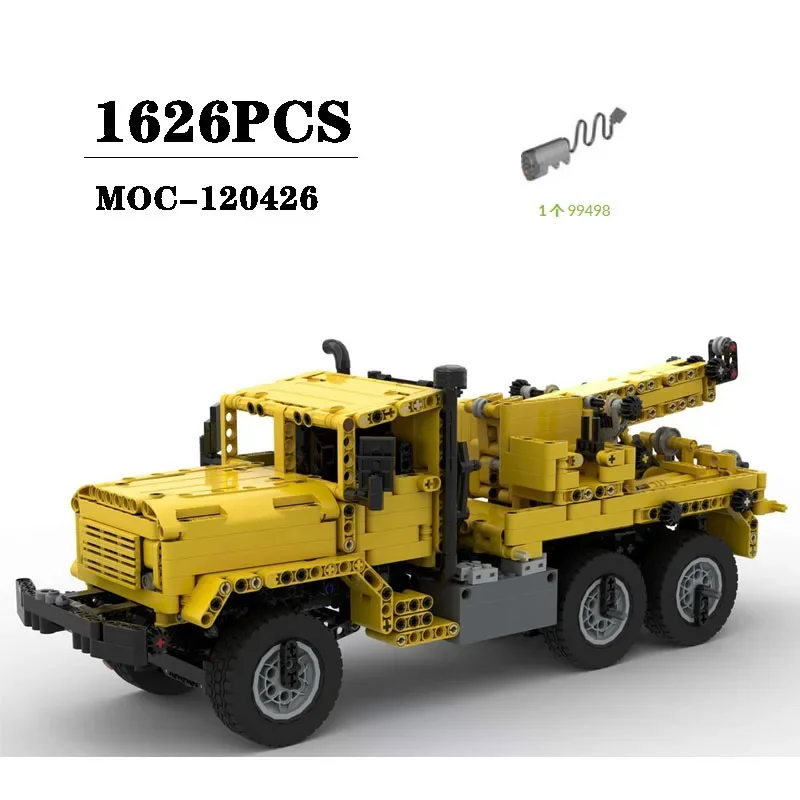 

New MOC-120426 Obstacle Removal Off road Vehicle 6X6 Splicing Block Model Decoration 695PCS Boys' Birthday Christmas Toy Gift