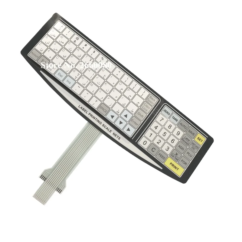

5pcs/lot Brand New ACOM NETS Keyboard Film English Version for NS 15 LS-100 Balance Scale Keyboard Scale Parts