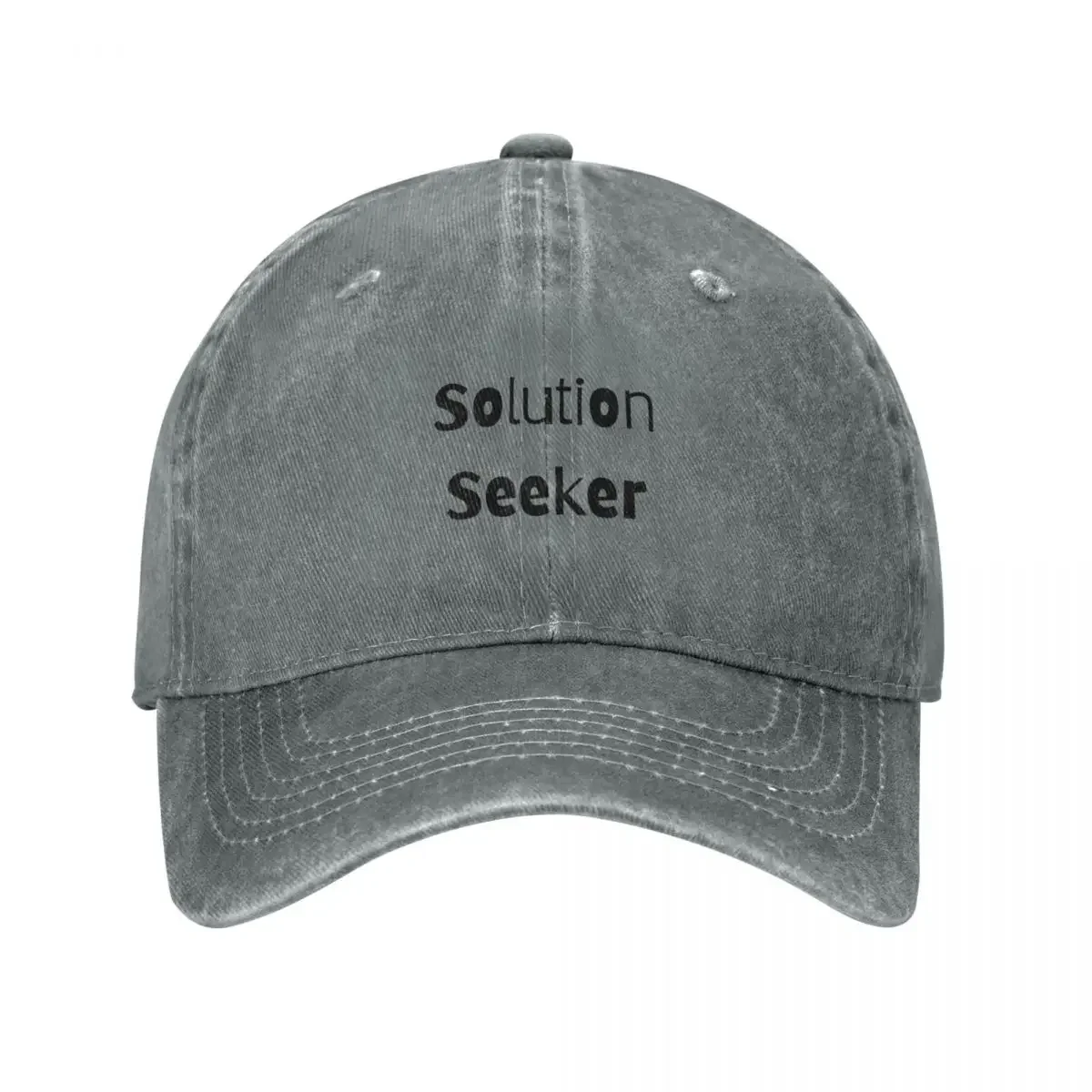 Solution Seeker Baseball Cap Icon Hat Luxury Brand Trucker Cap Designer Man Women's