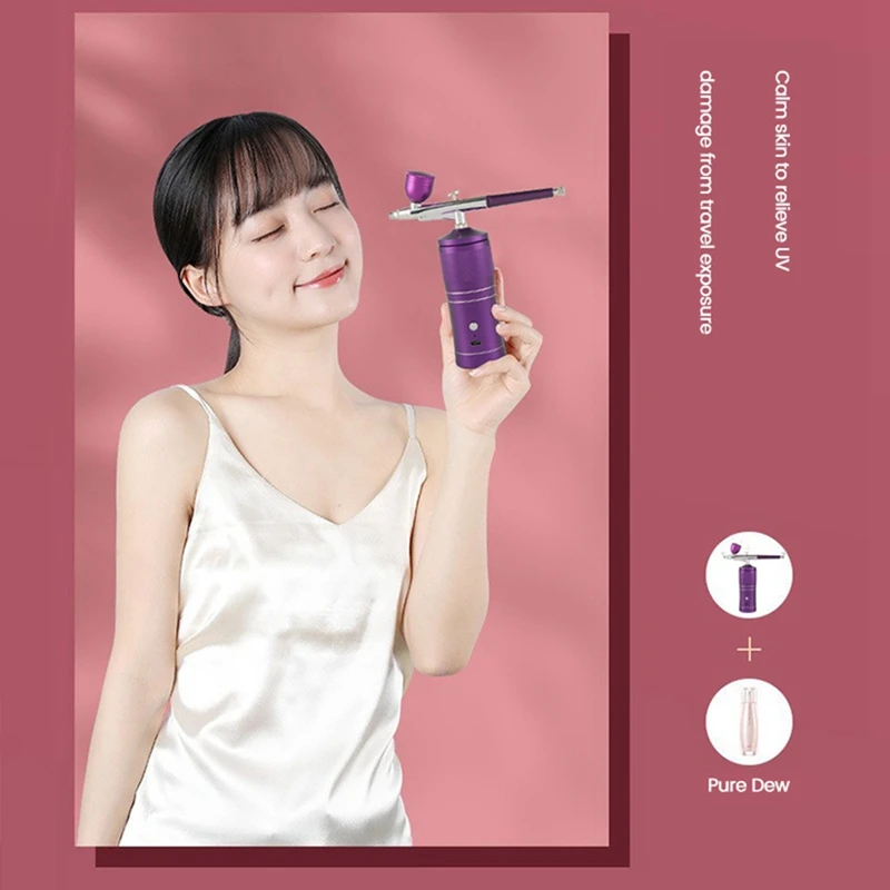 Enjoy New Airbrush Kit Compressor Airbrush For Handheld Rechargeable Nail Airbrush Machine For Painting Model Makeup Cake Decor