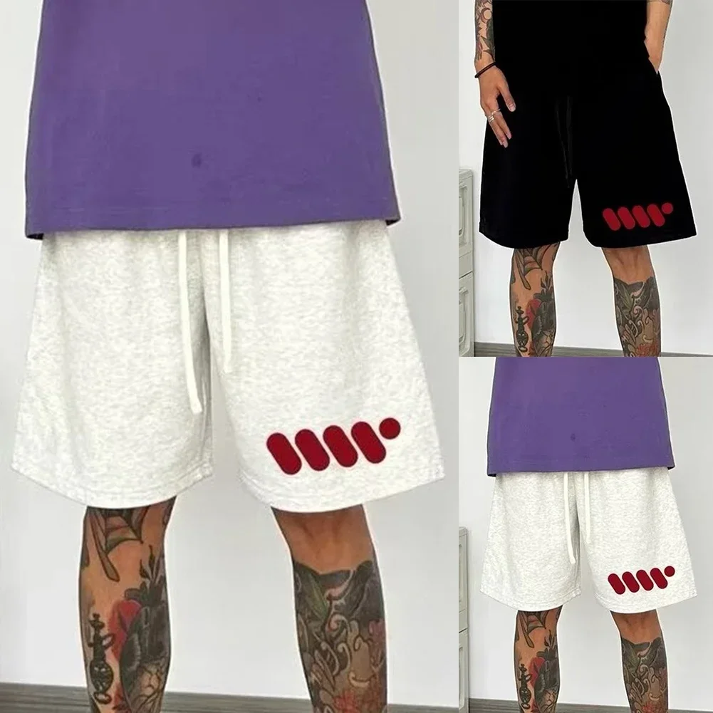 Casual Summer Wear 2XL Korean Casual Pants All Match Sports Shorts Gym Shorts 5 Spandex Blend 95 Polyester Fabric