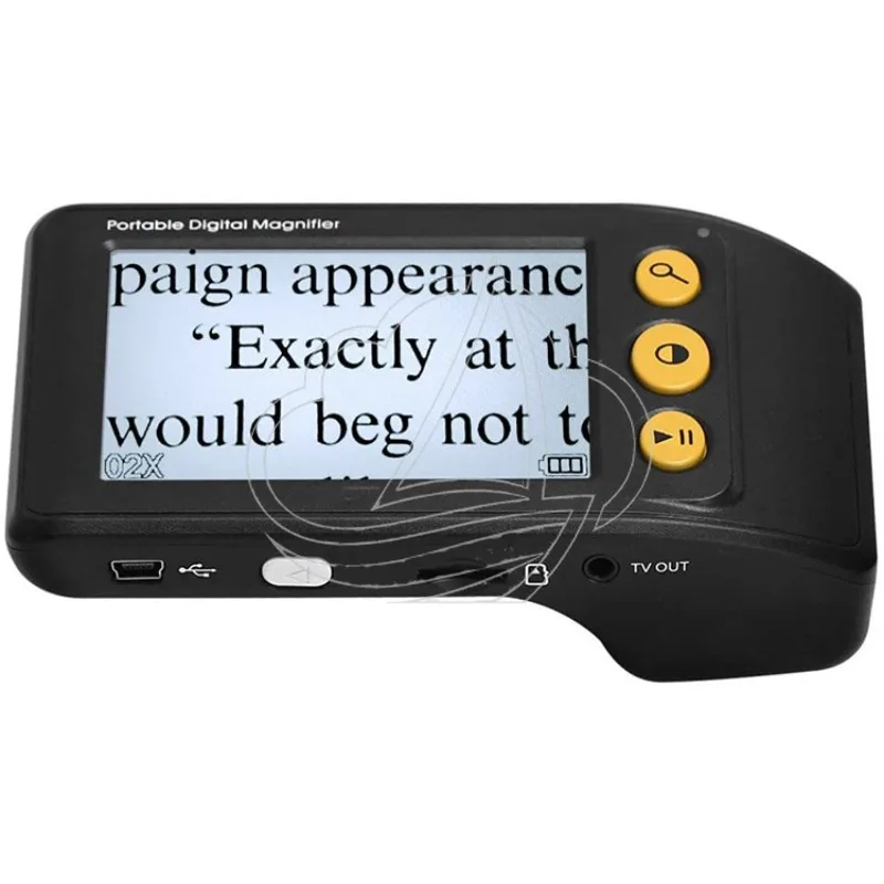 Digital Visual Aid Magnifier, 2-25 Times Magnification for Reading and Daily Use