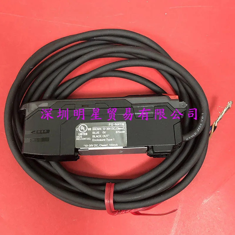 Japan KEYENCE Optical Fiber Amplifier MU-N11 + MU-CB8 Original Genuine Fake One Penalty Ten