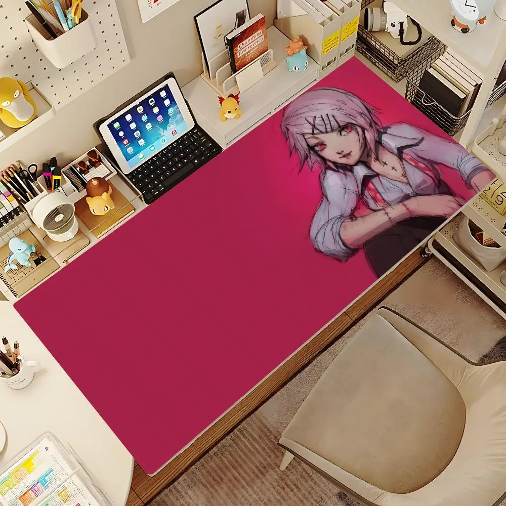 J-Japan anime J-JUZO SUZUYA Mouse Pad XXL 800x400mm Mouse Pad Large Computer Laptop Non-slip Keyboard Desk Mat g pro x superlight 2 Mousepad 