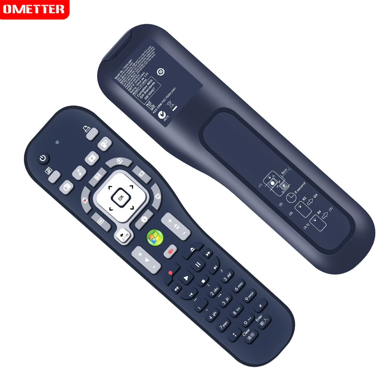 Controle remoto de computador TSGH-2401 para hp mce xbmc kodi