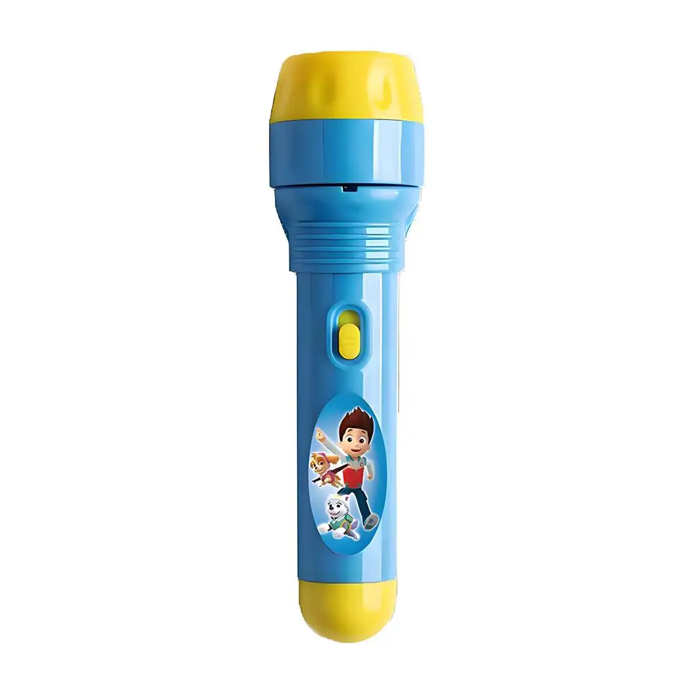 Paw Patrol Illuminated Projection Led Flashlight Baby Puzzle Teach Cognition Early Knowledge Flashlight ProjectorTorch Lamp Toys