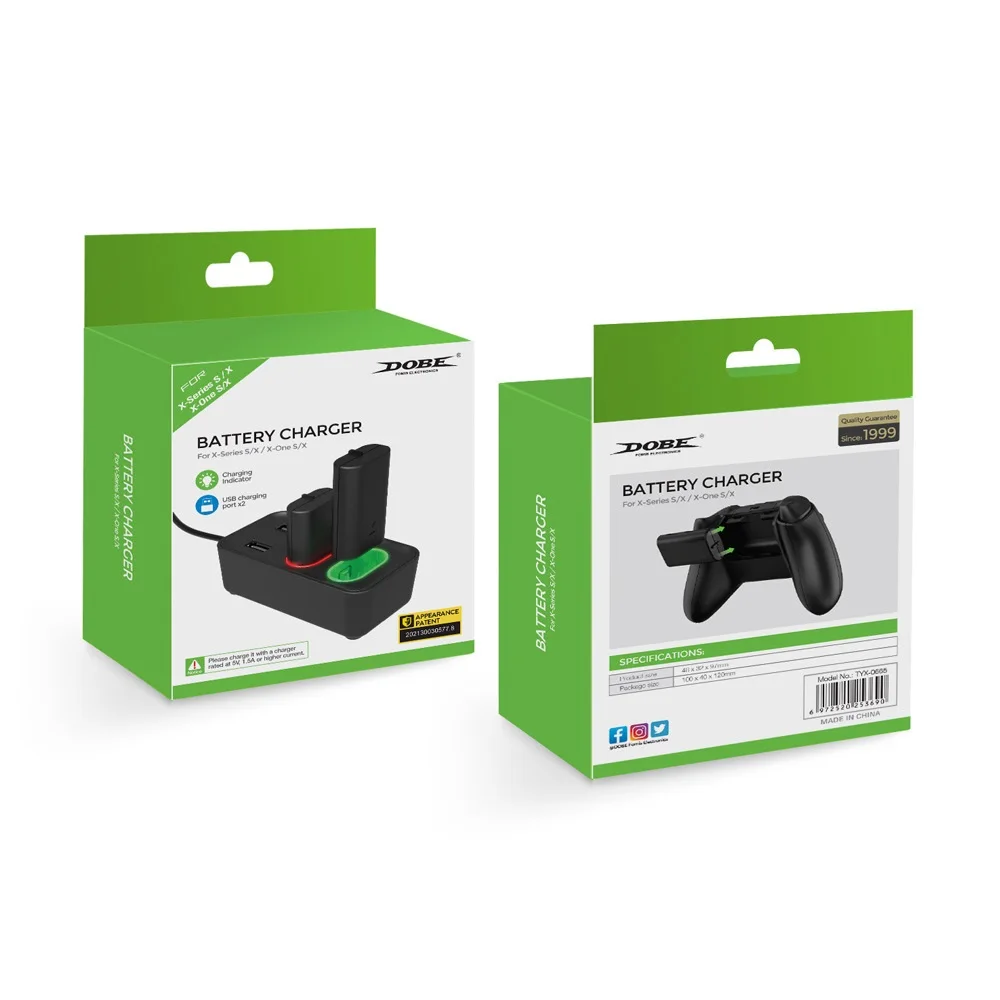 Imagem -06 - Bateria Recarregável com Estação de Carregamento Doca do Carregador Série Xbox Controlador sem Fio Xbox One Gamepad