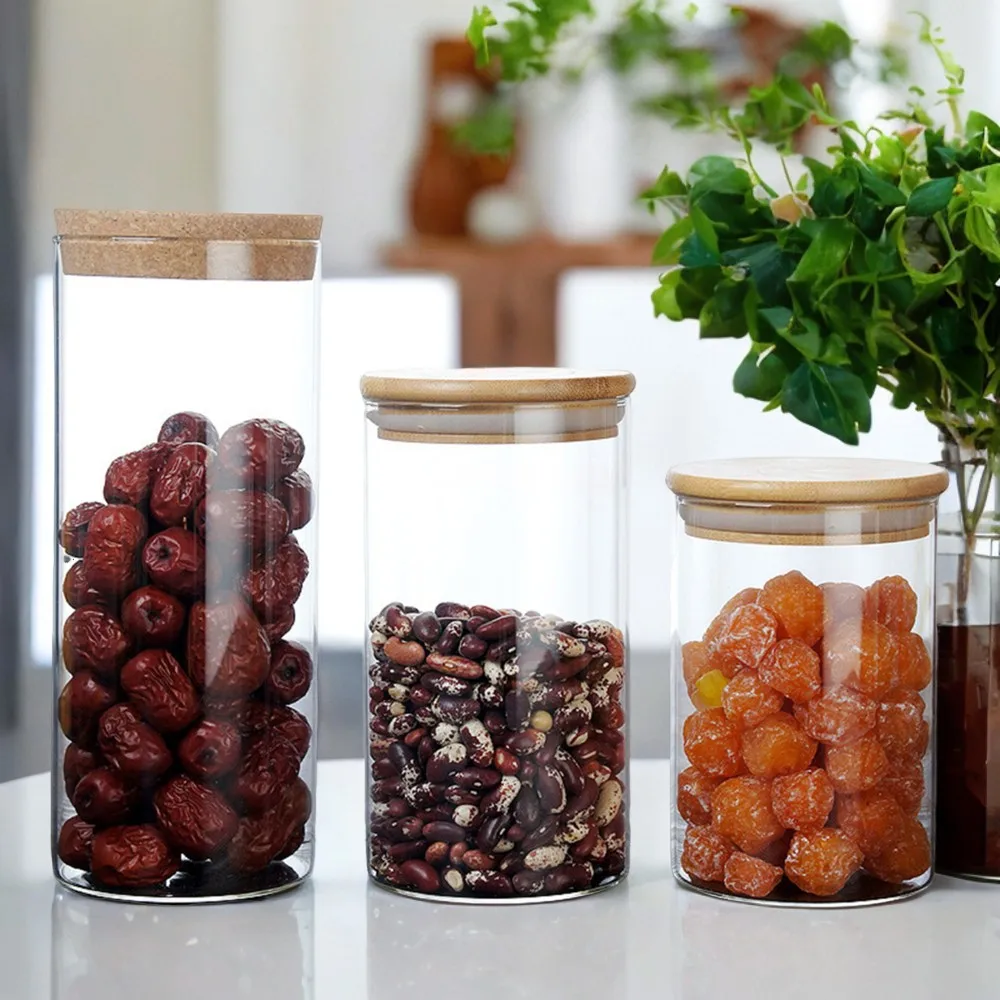 Elevate your food storage game with these stylish and modern glass jars. A must-have for home chefs, these durable and airtight 