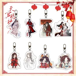 6CM Cartoon Anime Tian Guan Ci Fu Cosplay Keychain Heaven Official’s Blessing Xie Lian Hua Cheng Bag Pendant Decoration Keyring